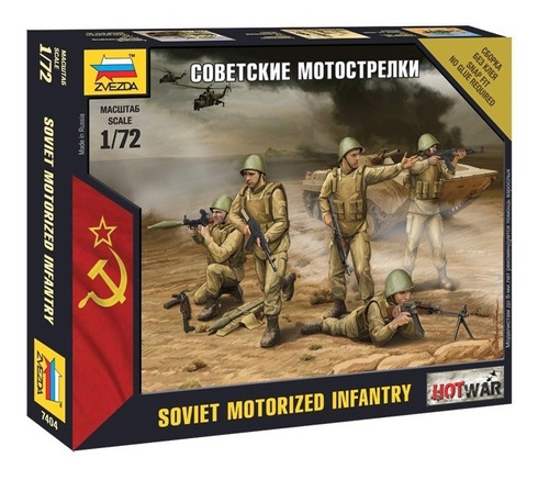 Soviet Motorized Infantry By Zvezda # 7404  1/72