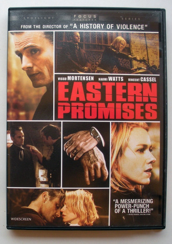 Dvd  Promesas Del Este   Cronenberg Viggo Mortensen Imp Usa 