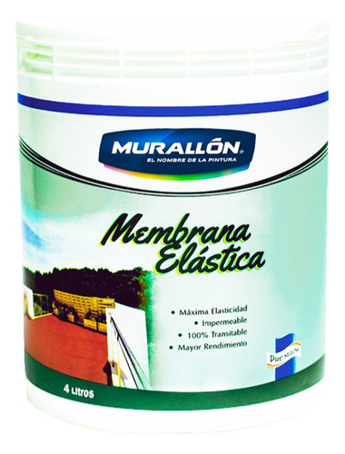 Membrana Liquida Profesional Techo 4 Lt Blanco Murallon 