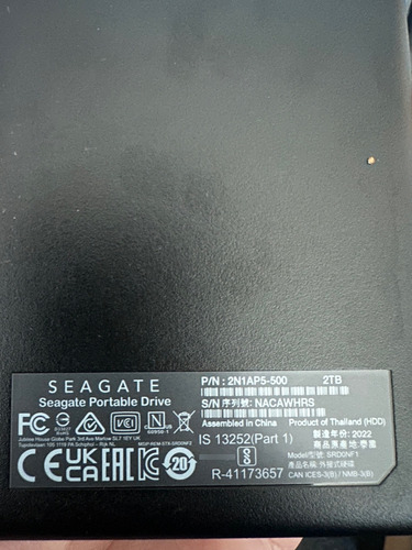 Disco Duro Externo 2tb Ps4/ps5 (Usado)