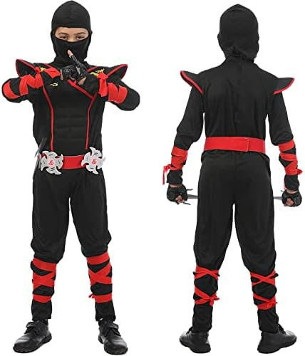 Disfraz De Ninja Satkull Para Niños Y Niñas, Disfraz De Ninj