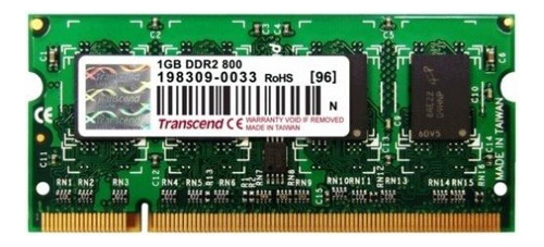 Memoria Notebook 1gb Ddr2 800 Transcend Usada 