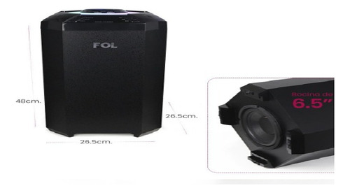 Sistema De Teatro En Casa 2.1 Subwoofer Bluetooth Negro 2.1
