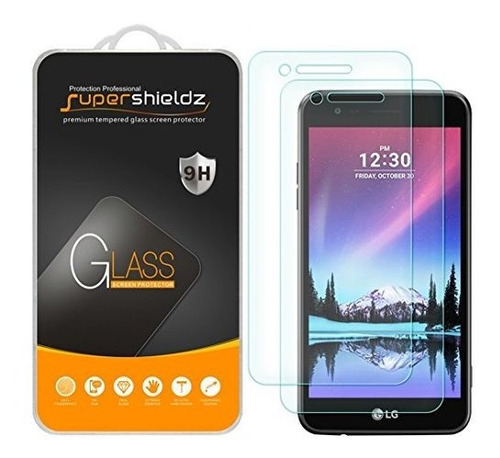 (2 Pack) Supershieldz Para LG Rebel 3 Lte Vidrio Templado Pr