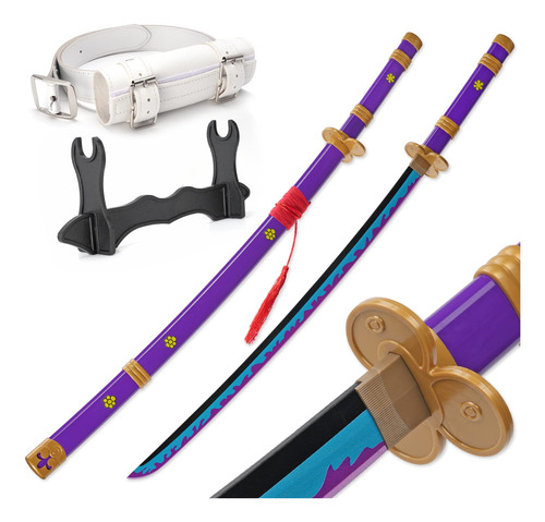 Katana Anime Original Textura Morada Enma Aproximadamente 10