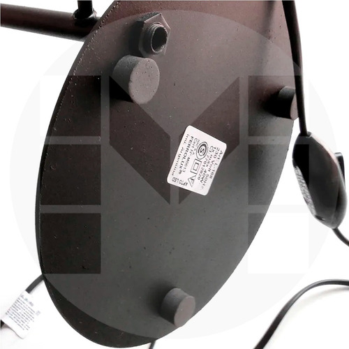 Lampara Velador Escritorio Metal Imola E27 Ferrolux Pack X 2