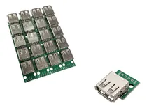 Comprar 5 Conector Ficha Usb Hembra 2.0 Hembra A Dip 2.54mm Pcb