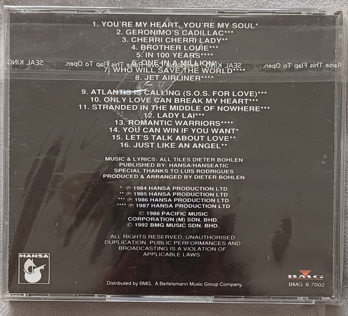 Modern Talking The Very Best Of Compilado Cd Estándar