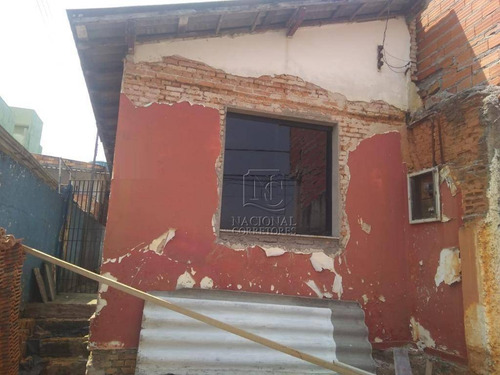 Terreno À Venda, 100 M² Por R$ 200.000 - Parque Novo Oratório - Santo André/sp - Te0874