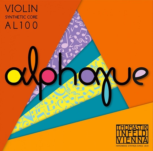 Jgo. De Cuerdas Para Violín  Alphavue  4/4 Thomastik Al100
