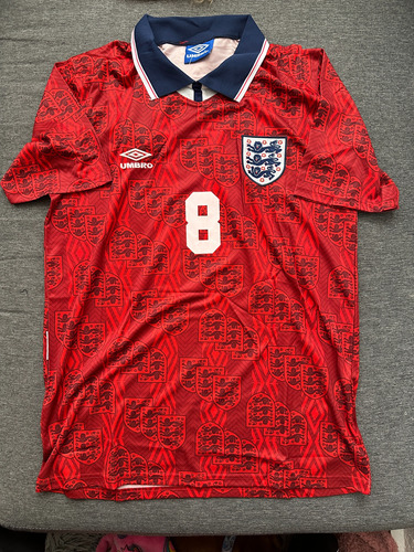 Jersey Inglaterra Retro 1995 Reedición Visitante