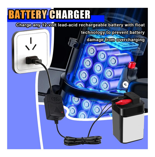 Mantenedor Automático De Cargador De Batería De 12 V 1300 Ma