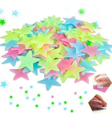 Pack De Estrellas De Techo Fosforescentes Fluorescentes