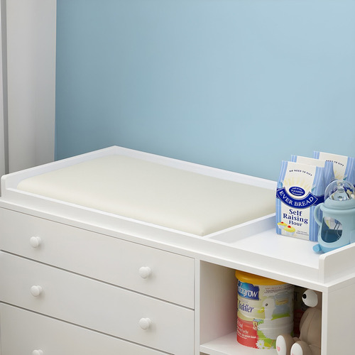 Cómoda Cambiador Para Bebé Amore 5 Cajones Blanco 100 Cm Huk