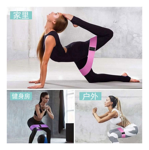 3pzs Banda Resistencia Para Sentadillas De Yoga Estirar Tren