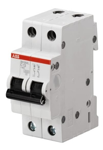 Interruptor Termomagnético Abb 2p 16a Curvac 4,5ka-sh202lc16