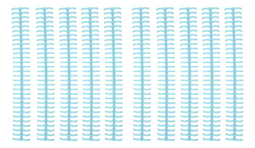 S Cinta De Encuadernación Azul Con Hojas Sueltas, 10