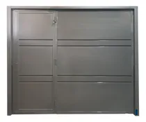 Comprar Porton De Chapa Levadizo Manual Con Puerta Lateral Exterior