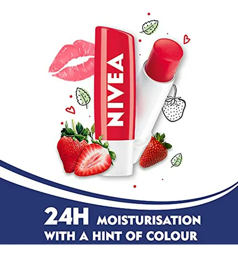 Bálsamo Labial Nivea Fruity Shine Fresa