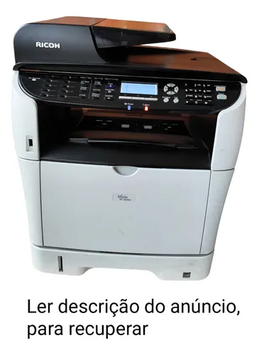 Impressora Ricoh Aficio Sp 3510sf Para Recuperar | MercadoLivre
