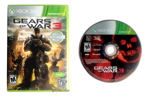 Gears Of War 3 Idioma Español Xbox 360 (Reacondicionado)