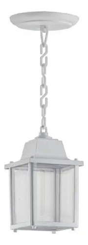 Pendente Luminaria Teto Colonial Vintage Externo Interno Cor Branco 110V/220V