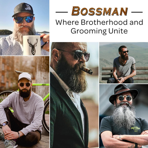 Bossman Kit De Aseo Para Barba Y Bigote Para Hombre Mmg