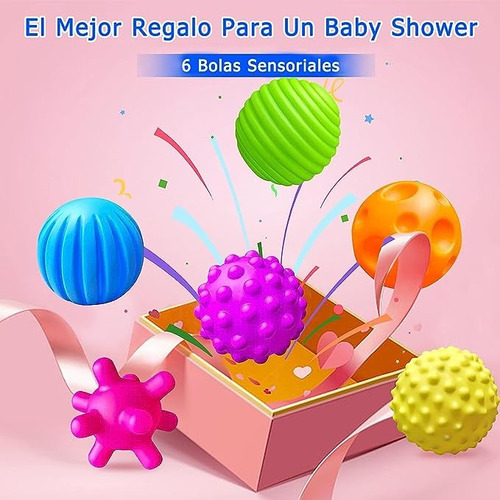 Juguetes Pelotas Estimulacion Sensoriale Didáctica Para Bebé