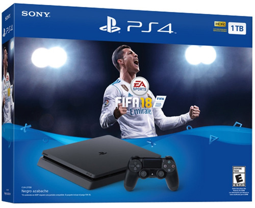 Consola Ps4 Slim De 1tb Y Fifa 18 Físico