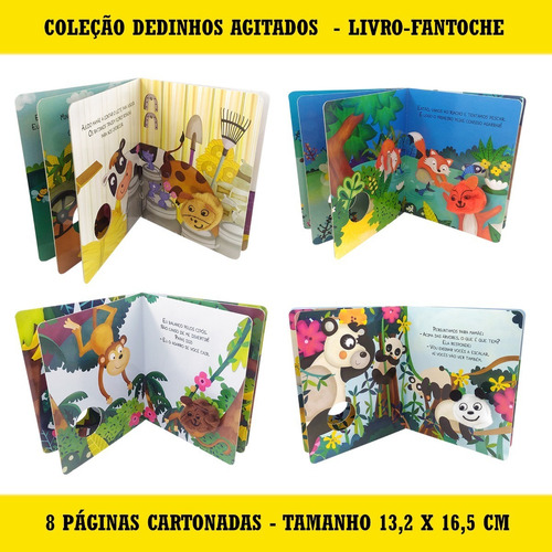 Dedinhos Agitados - Um Livro-fantoche