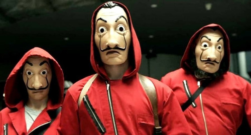 La Casa De Papel Máscara Salvador Dalí