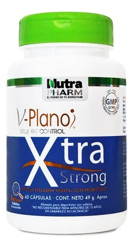 V-plano Pomegranate 60 Cap Quema Grasa Abdominal Nutrapharm