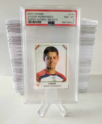 Panini Javier Hernandez Chicharito Psa 8 Chivas Certificada