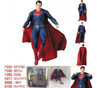 Mafex 057 Superman Justice League Dc Comics Acción Figura