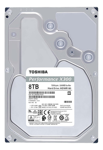 Toshiba Bk X300 Perfor Hard Drive 8 Tb, 256 Mb
