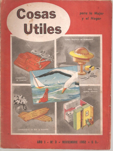 Revista Cosas Utiles Nº 3 Noviembre 1952
