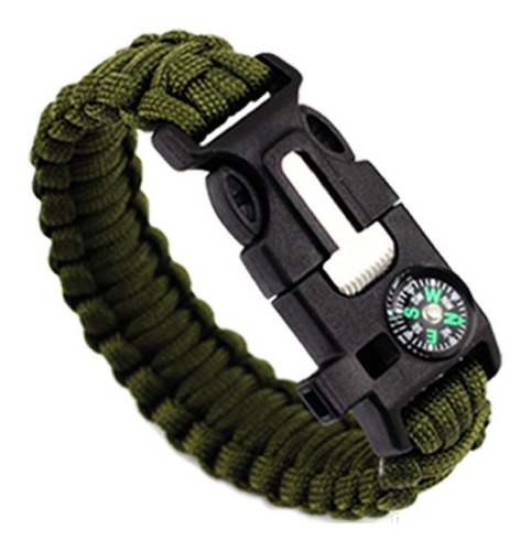 Pulsera Paracord Treking Y Escalada Supervivencia 5 En 1 