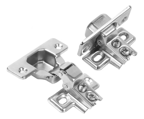Bisagra Bidimensional Brazo Pata Corta Con Tornillos 1 Par