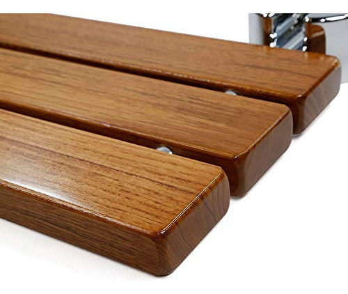 Banco De Assento De Banho Clevr Teak Wood Modern Folding 20c