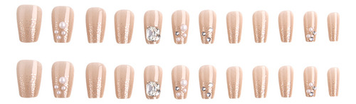 Uñas Postizas Pegamento De Uñas Postizas Decoradas Color Z210