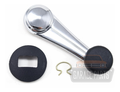 Manivela Levantar Vidro Metal Cromada Chevette Opala Caravan