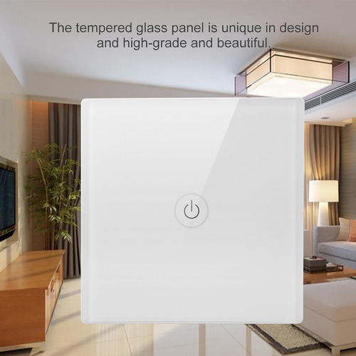 Receptor De Painel De Parede Remoto De 1 Via Sem Fio Touch P