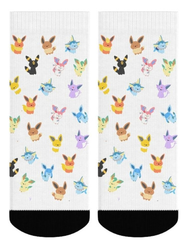 Par De Calcetines Eevee Evoluciones Pokémon