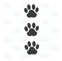 Comprar Stickers Huellas Perro O Gato Auto Motos Termos Compu X3