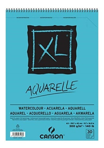 Sketchbook / Croquera A3 Para Acuarela Canson Xl Aquarelle