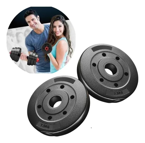 comprar Set 2 Discos Pvc Preolímpico De 7.5 Kg C\u002Fu