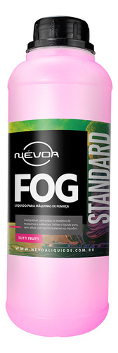 2x Fluido / Líquido Fog Tutti-frutti Linha Standard 1 Litro Para Máquinas De Fumaça