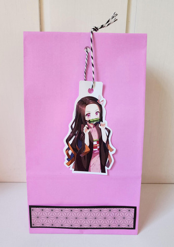 Demon Slayer Nesuko Bolsitas Para Golosinas X 5 Unidades