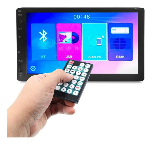 Central Multimidia Bluetooth Renegade 15 A 19 Moldura 7 Pol