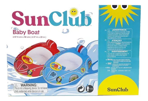 Bote Inflable Flotador De Bebé Sun Club 